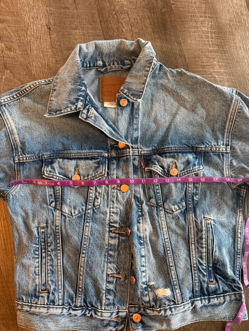 Levi’s ’90s Denim Trucker Jacket, XS - Picture 11 of 11